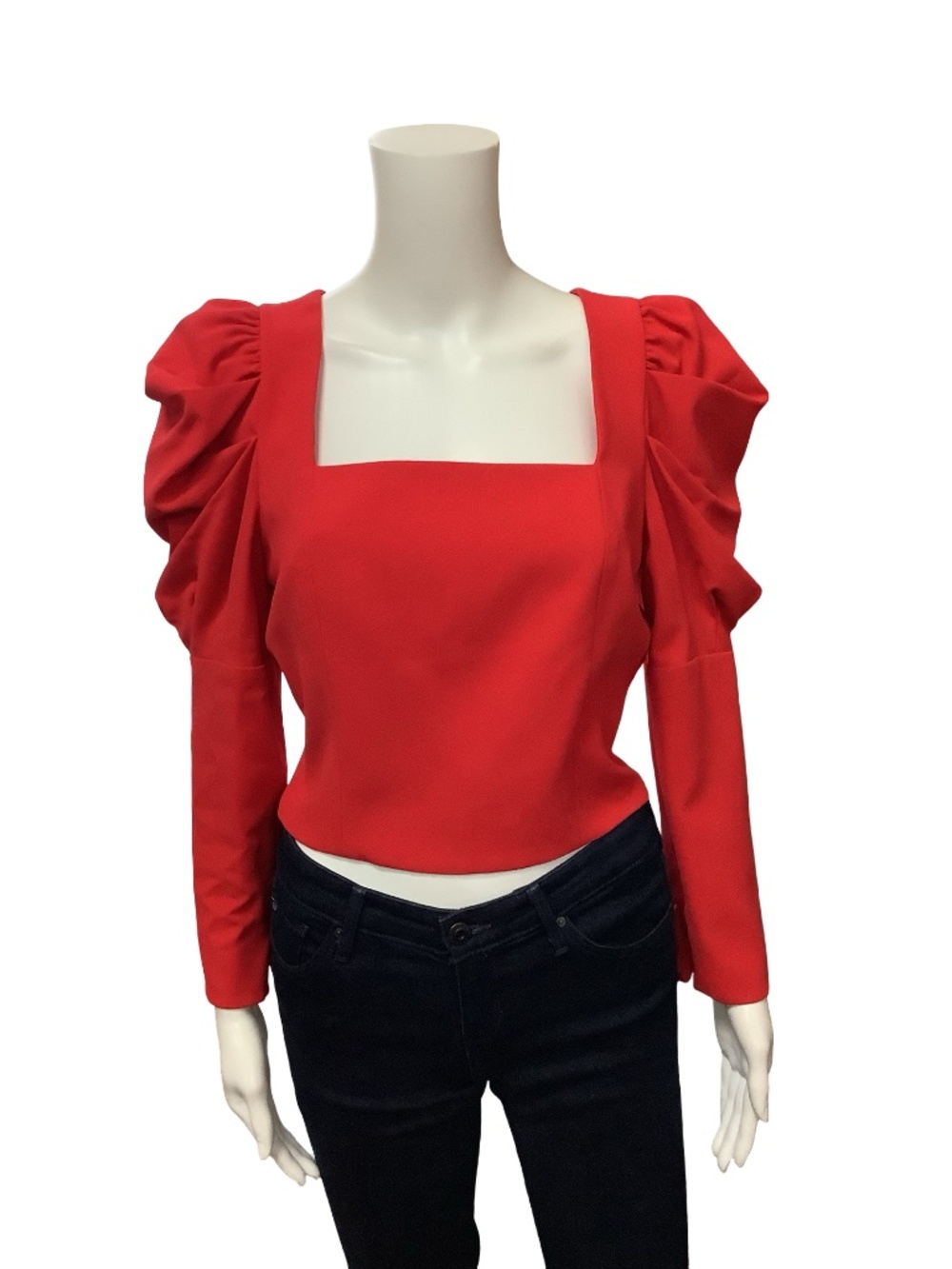 Alice + Olivia Square Neck Crop Top Size: M